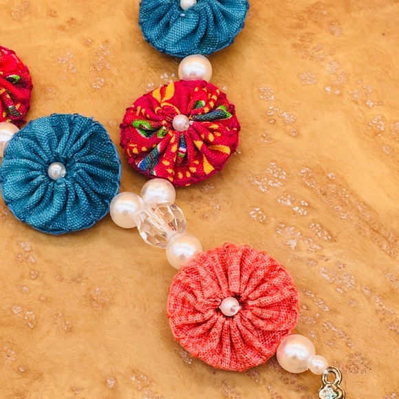 Handmade fabric Rosary - Picture 2 of 5